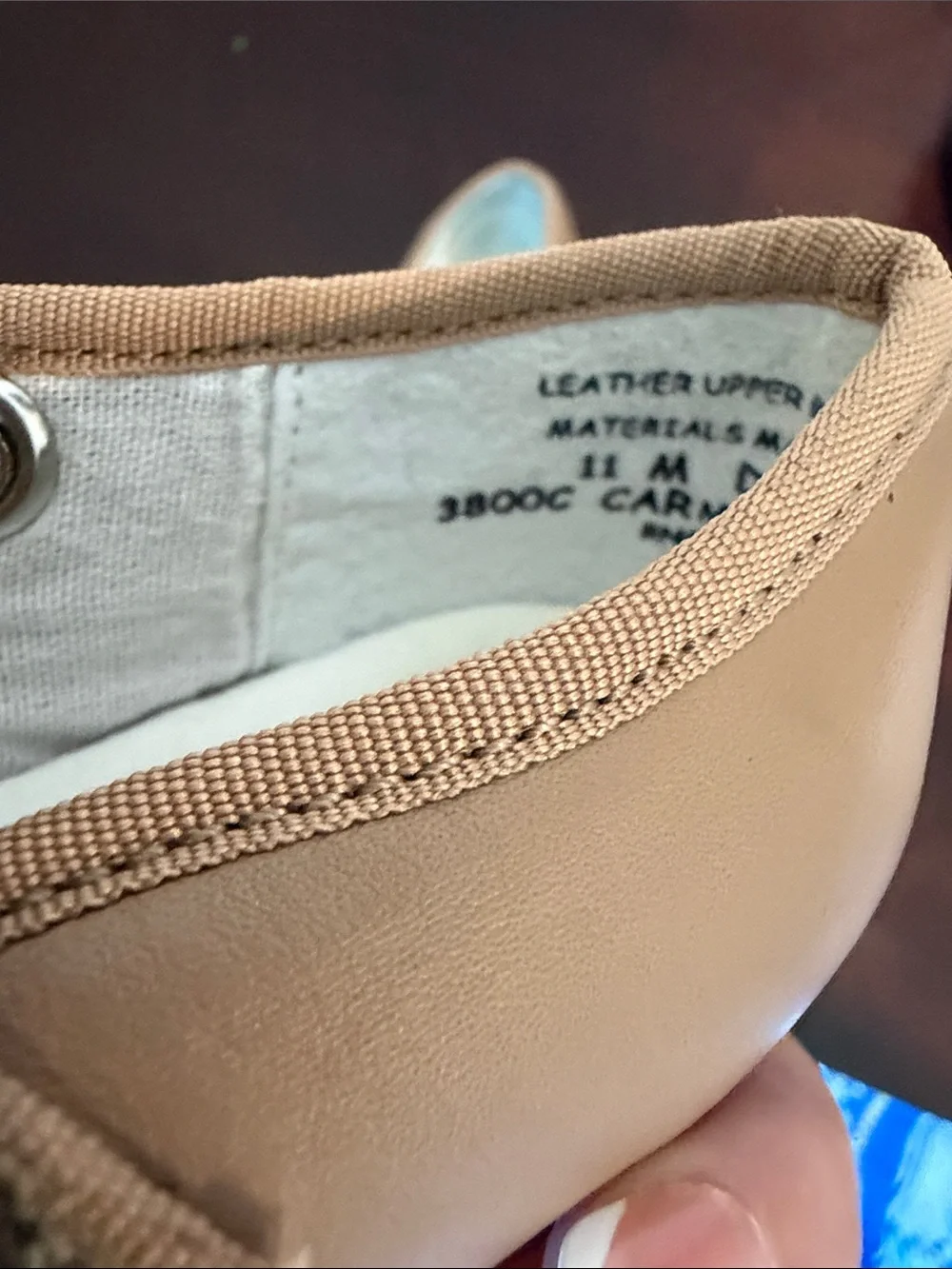 Capezio Beige Girls Tap Mary Jane Shoes